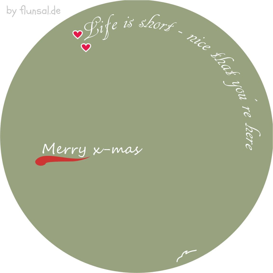 Freebie Tischdeko … Weihnachtskugel … Bierdeckel für Weihnachten