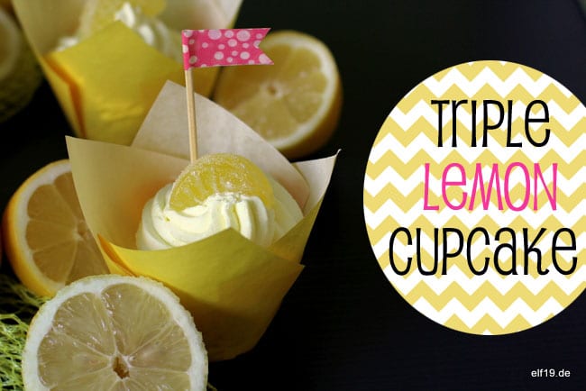 Triple Lemon Cupcakes