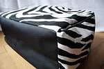 Großer Zebra-Wollkoffer