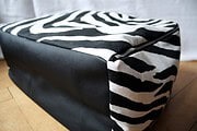 Großer Zebra-Wollkoffer