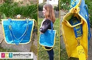 Ikea-Tüte wird zum schicken hosewear-Shopper