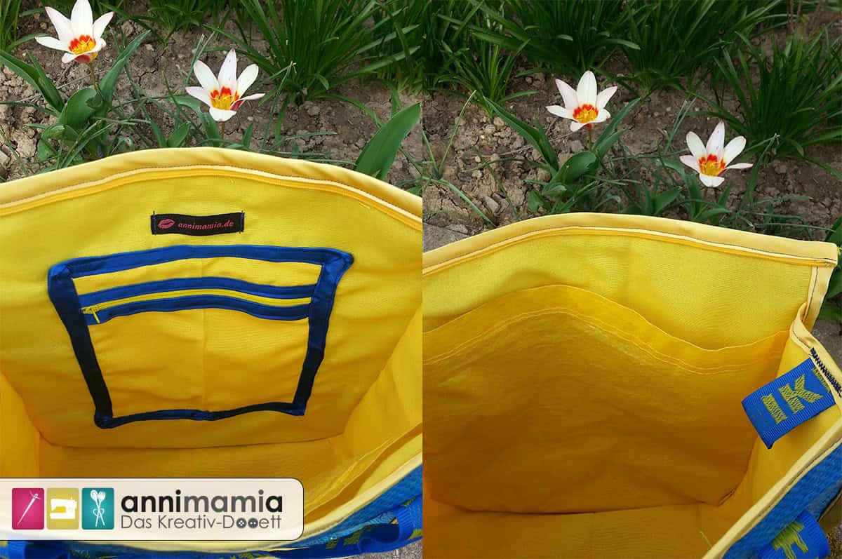 Ikea-Tüte wird zum schicken hosewear-Shopper