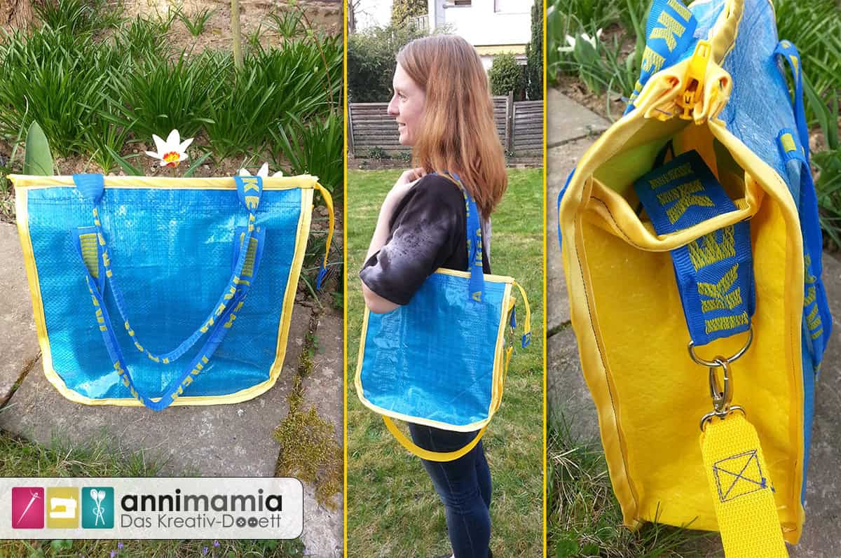Ikea-Tüte wird zum schicken hosewear-Shopper
