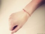 Armbändchen mit Schleife und Farbverlauf