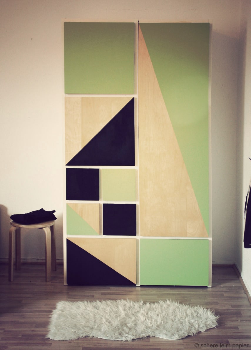 Kleiderschrank-Verschönerung