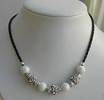 Kette mit Pandorastil Perlen