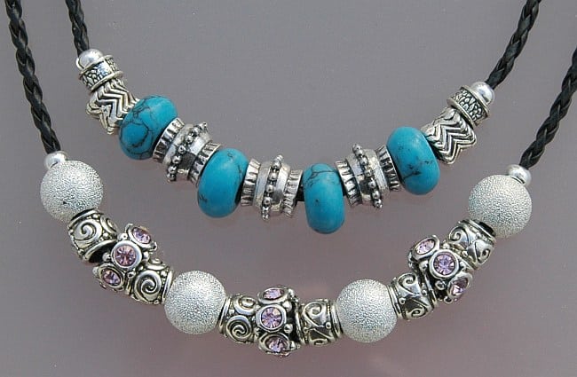 Kette mit Pandorastil Perlen