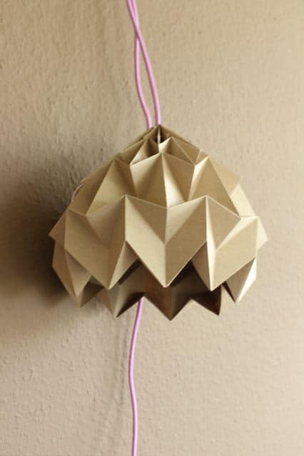 DIY ORIGAMI MAGIC BALL LAMP