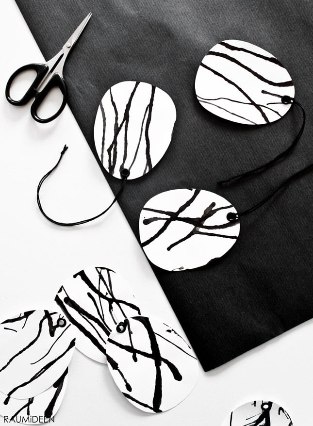 Ostereier aus Papier
