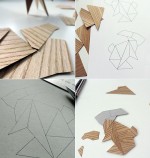 Origami meets Tangram
