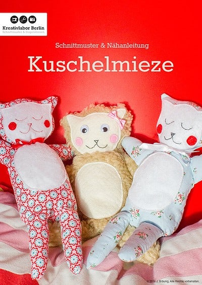 Schnittmuster & Nähanleitung Kuschelmieze