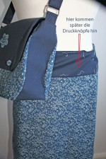 Wickelrock mit passender Handtasche