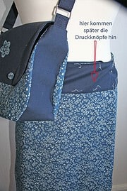 Wickelrock mit passender Handtasche