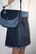 Wickelrock mit passender Handtasche