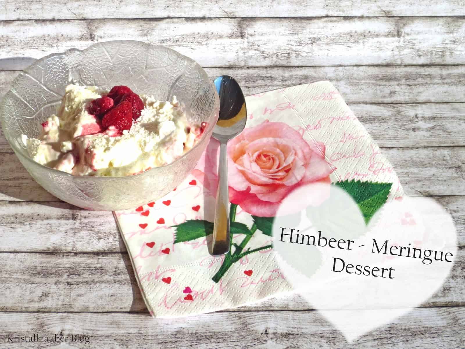 {Rezept} Himbeer – Meringue – Dessert