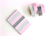 Aus alter Schachtel mach schöne Geschenkbox mit Masking Tape