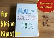 Mal- / Bastelbox aus einer alten VHS-Kassette