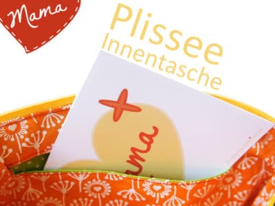Sew Along Tag 3: Plissee und Innentasche nähen