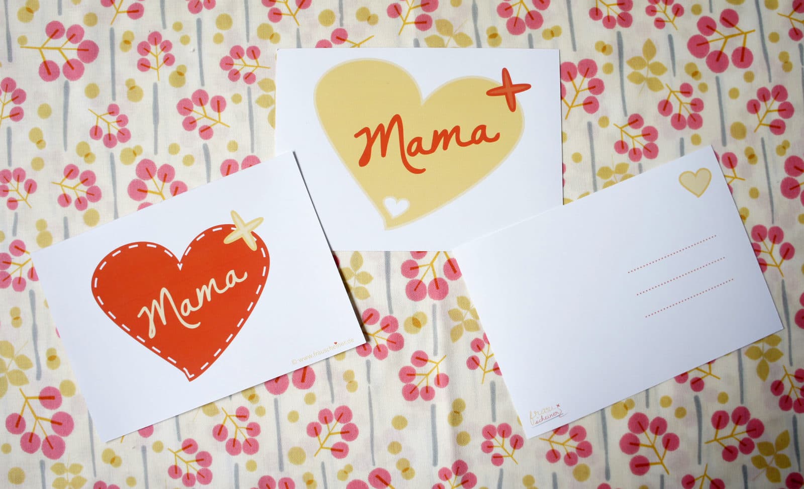 Postkarte: An meine liebste Mama