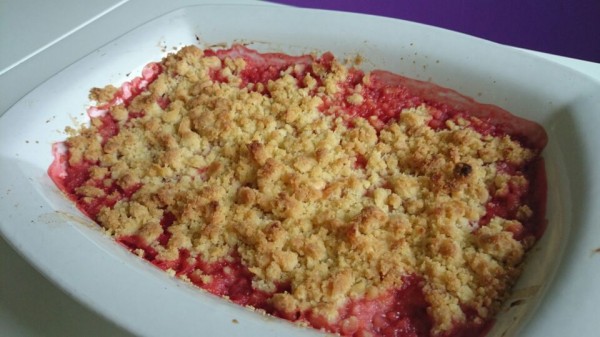 Schnell, einfach, lecker: Erdbeer Crumble