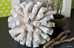 Upcycling: Kugel aus Weinkorken