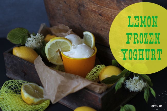 Lecker: Lemon Frozen Yoghurt