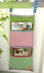 Sommerlicher Magazinhalter