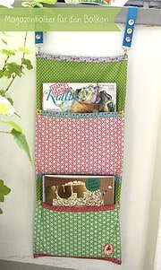 Sommerlicher Magazinhalter