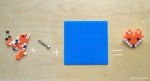 Fuchs-Anstecker aus Bügelperlen