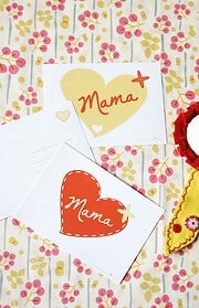 Postkarte: An meine liebste Mama