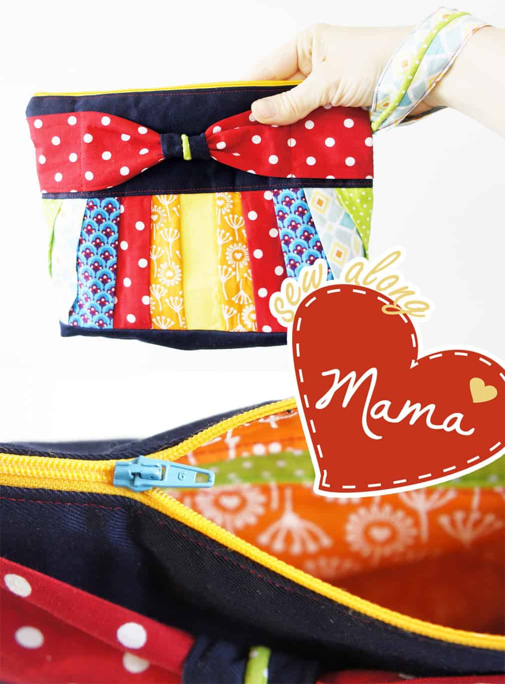 Sew Along – Clutch Schnittmuster und Zuschnitt