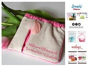 Sommer-Clutch mit Federverschluss