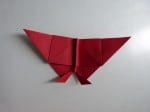 Faltanleitung: Origami Schmetterling