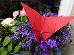 Faltanleitung: Origami Schmetterling