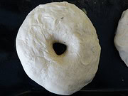 Leckere amerikanische Bagles