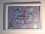 Wanddeko: bunte Bilder mit schönem Spruch