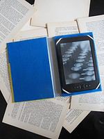 Upcyclingprojekt aus altem Buch: Ebook-Reader-Hülle