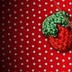 Kreatives Herz-Design mit Stoffherz und Polka-Dots-Muster, ideal für handgemachte Geschenke und Dekorationen bei Handmade Kultur.