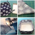 [ mini tutoral ] schöne Schachtel im Stoffkleid