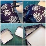[ mini tutoral ] schöne Schachtel im Stoffkleid