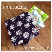 [ mini tutoral ] schöne Schachtel im Stoffkleid