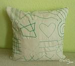 Patchwork-Kissen light