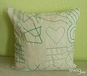 Patchwork-Kissen light