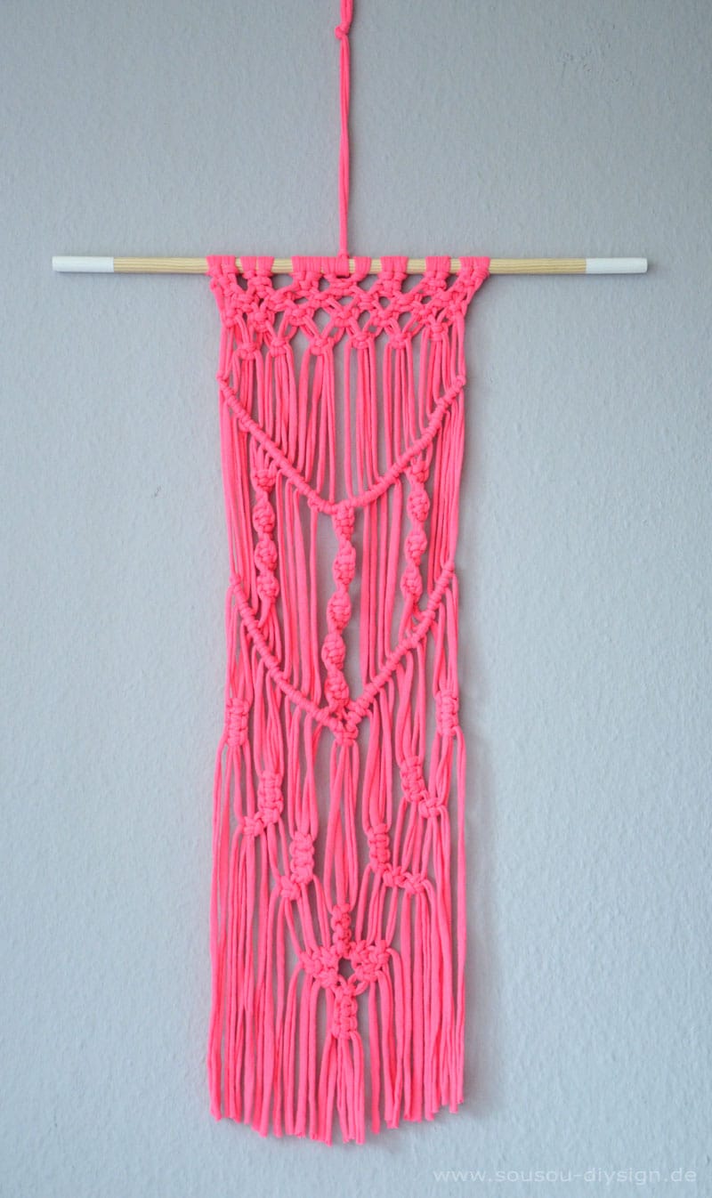 DIY Makramee Wanddekoration