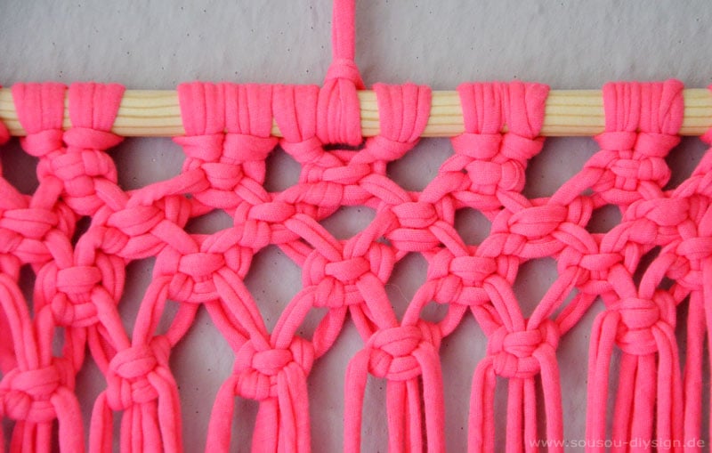 DIY Makramee Wanddekoration