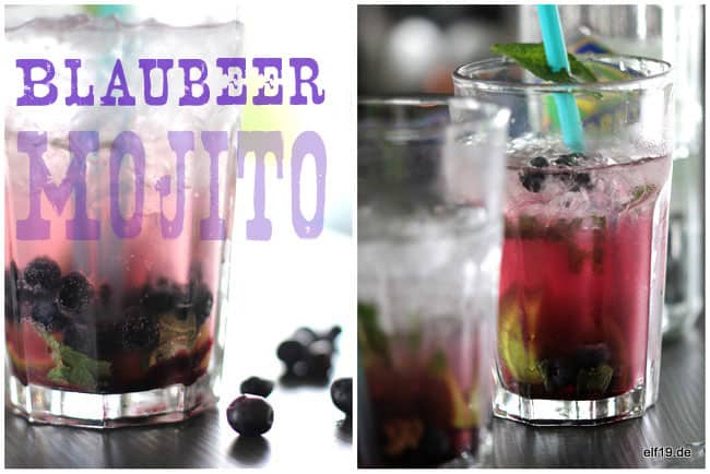 Blaubeer Mojito – eine leckere Erfrischung an einem lauen Sommerabend…