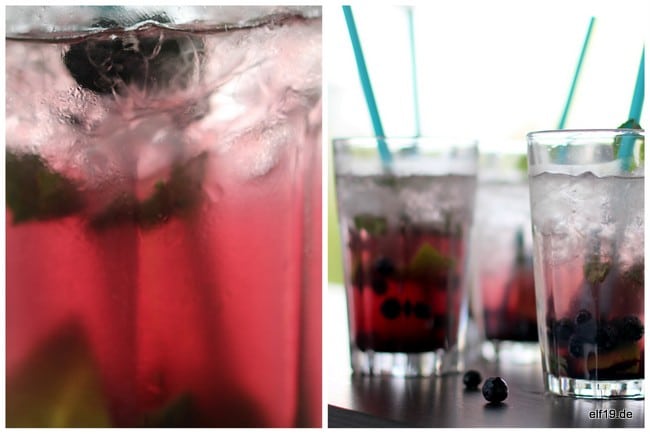 Blaubeer Mojito – eine leckere Erfrischung an einem lauen Sommerabend…