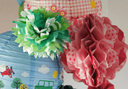 DIY Wabenbälle und Pompoms zum Selbermachen