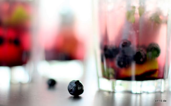 Blaubeer Mojito – eine leckere Erfrischung an einem lauen Sommerabend…