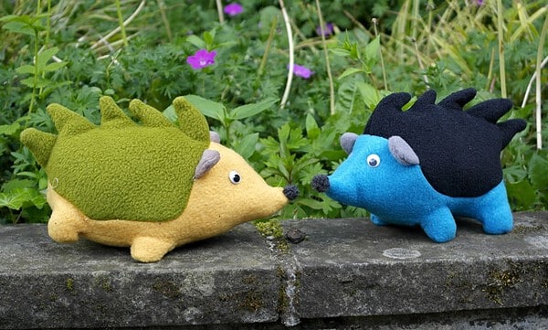 Ein flauschiger Igel zum selber nähen